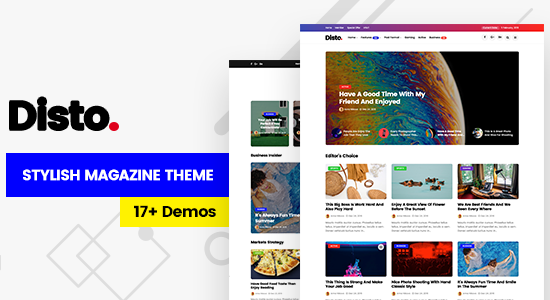 Disto - WordPress Blog Magazine Theme