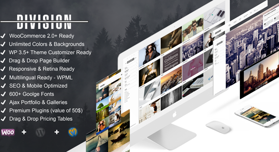 Division - Fullscreen Portfolio Photography Theme