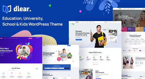 Dlear - Chủ đề WordPress về Giáo dục, Đại học & Trường học