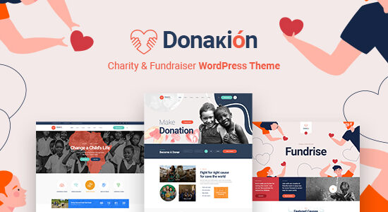 Donakion - Chủ đề WordPress gây quỹ & từ thiện + RTL