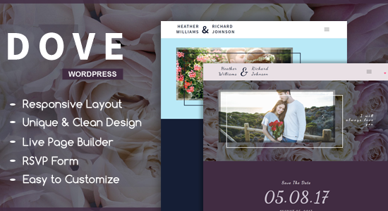 Dove - A Wedding WordPress Theme