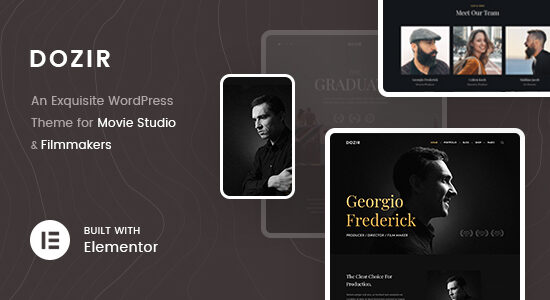 Dozir - Chủ đề WordPress cho phim trường & nhà làm phim