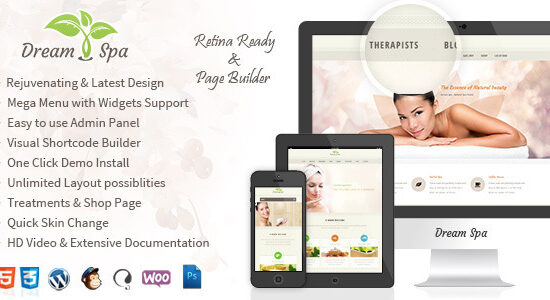 Dream Spa - Salon WordPress