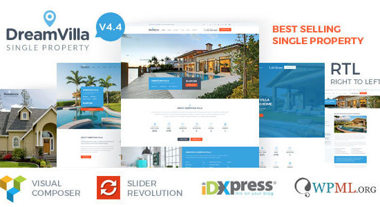 DreamVilla - Single Property WordPress Theme