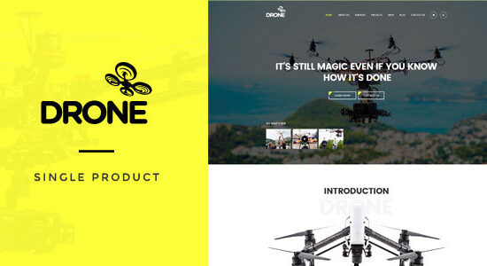 Drone - Chủ đề WordPress Sản phẩm Đơn