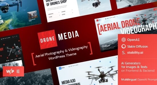 Drone Media | Aerial Photography & Videography Theme