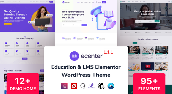 Ecenter - Chủ đề WordPress về Giáo dục