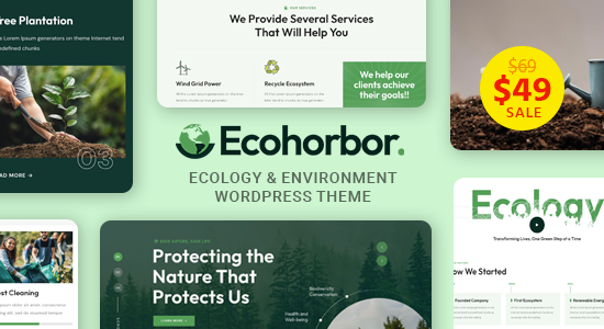 Ecohorbor - Chủ đề WordPress về Sinh thái & Môi trường