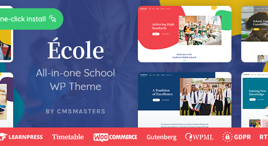 Ecole - Chủ đề WordPress Giáo dục & Trường học