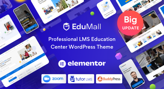 EduMall - Professional LMS Education Center WordPress Theme