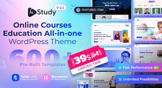 Education WordPress Theme | HiStudy