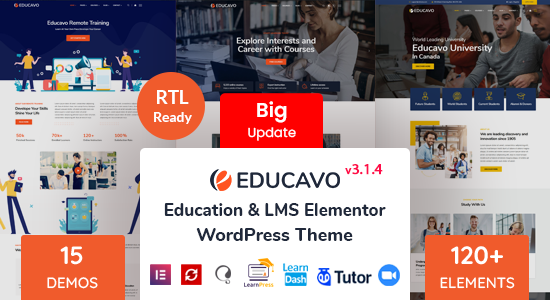 Educavo - Education WordPress Theme