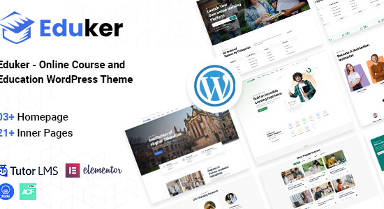 Eduker – Chủ đề WordPress về giáo dục