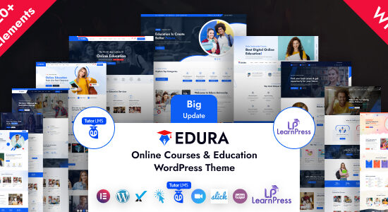 Edura – Online Courses & Education WordPress Theme