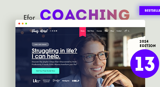 Efor - Coaching & Online Courses WordPress Theme