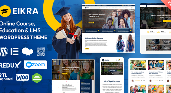 Eikra - Education WordPress Theme