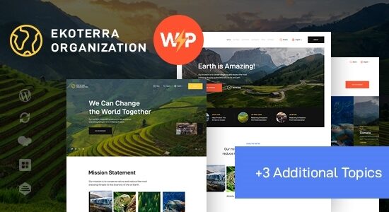 Ekoterra - NonProfit & Ecology Theme