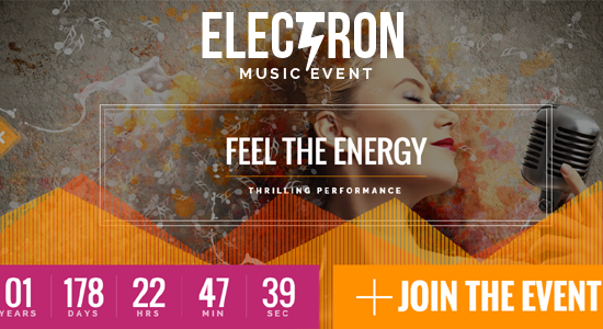 Electron - Event Concert & Christmas New Year Conference Theme