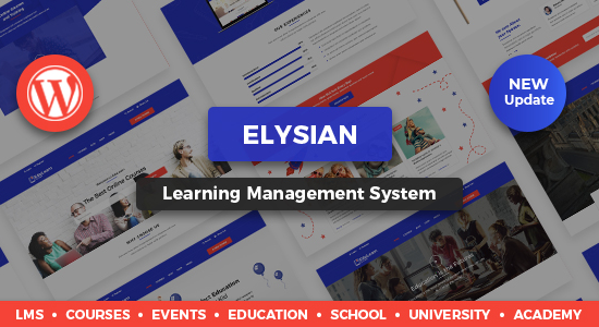 Elysian - Chủ đề WordPress School + LMS