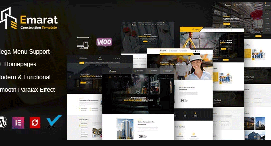 Emarat - Chủ đề WordPress về xây dựng