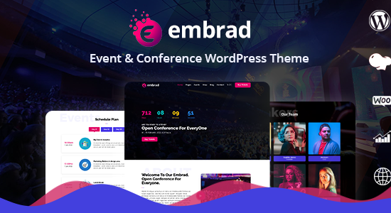 Embrad - Chủ đề WordPress cho sự kiện và hội nghị