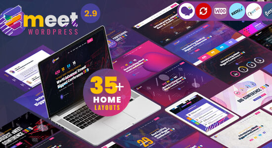 Emeet - Chủ đề WordPress cho sự kiện, hội nghị và gặp gỡ