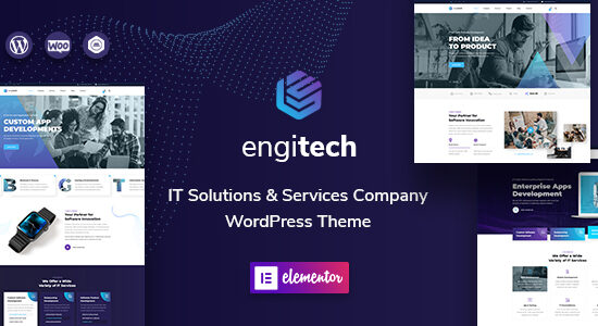 Engitech - IT Solutions & Services WordPress Theme