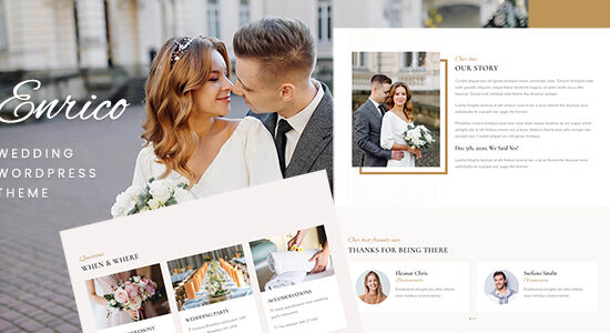 Enrico - Wedding WordPress Theme