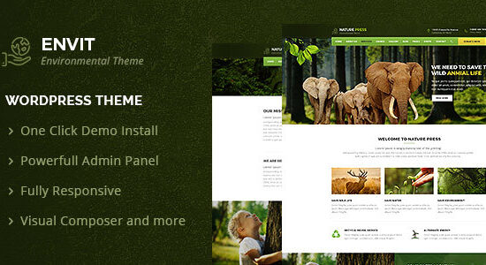 Envit – Một chủ đề WordPress về môi trường
