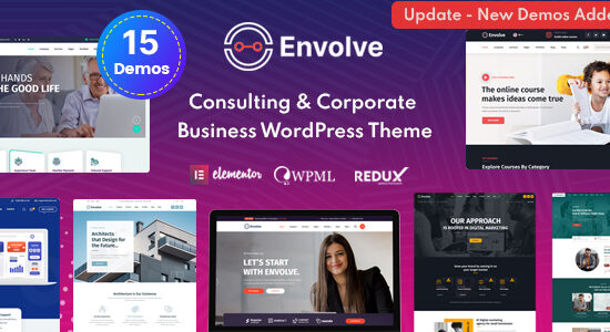 Envolve - Chủ đề WordPress cho doanh nghiệp tư vấn