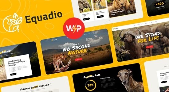 Equadio - Chủ đề WordPress phi lợi nhuận và môi trường