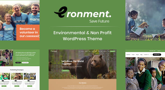 Eronment - Chủ đề WordPress về môi trường