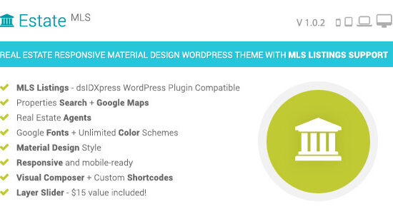 EstateMLS - Real Estate MLS WordPress Theme
