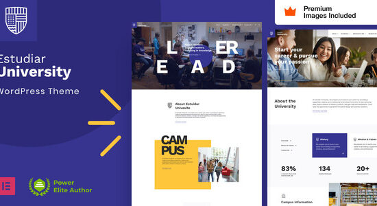 Estudiar - University School WordPress Theme