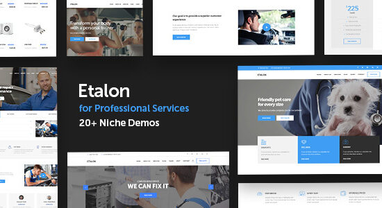 Etalon - Multi-Concept Theme for Professional Services