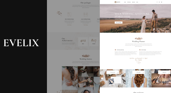 Evelix - Wedding Agency WordPress Theme