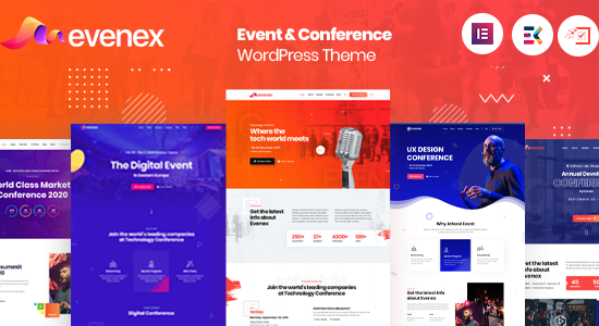 Evenex Event Conference WordPress Theme