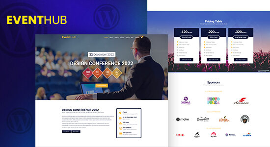 Event Hub- Chủ đề WordPress cho sự kiện, hội nghị