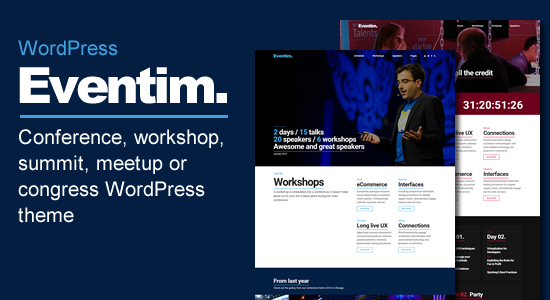 Eventim - Chủ đề WordPress Hội nghị & Sự kiện