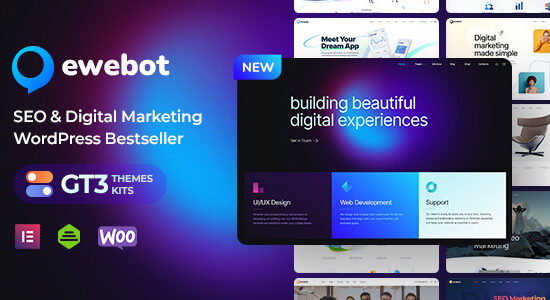 Ewebot - SEO Marketing Digital Agency WordPress Theme