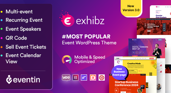 Exhibz | Event Conference WordPress Theme