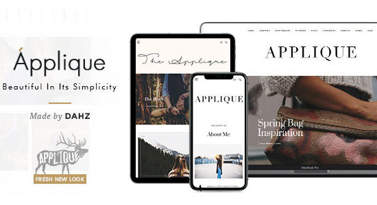 Fashion Blog Theme - Applique