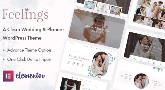 Feelings - Wedding & Planner WordPress Theme