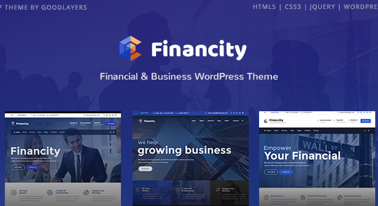 Financity - Business / Financial / Finance WordPress