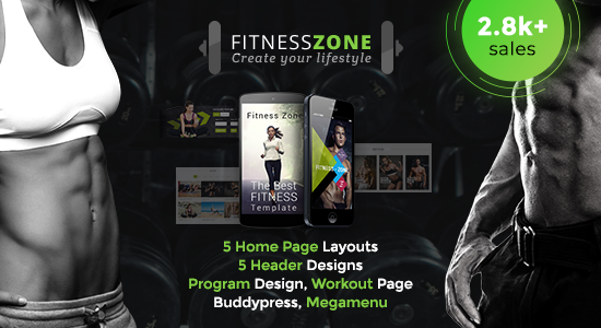 Fitness Zone WordPress Theme