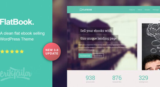 FlatBook - Chủ đề WordPress bán sách điện tử