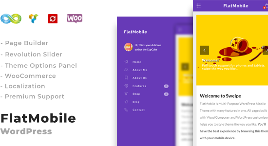 FlatMobile - Responsive WordPress Mobile Theme