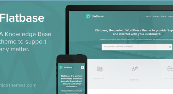 Flatbase - A responsive Knowledge Base/Wiki Theme