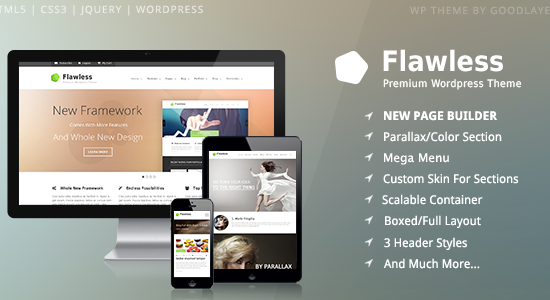 Flawless - Responsive Multi-Purpose WordPress