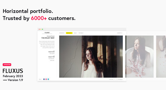 Fluxus - Horizontal Portfolio Theme